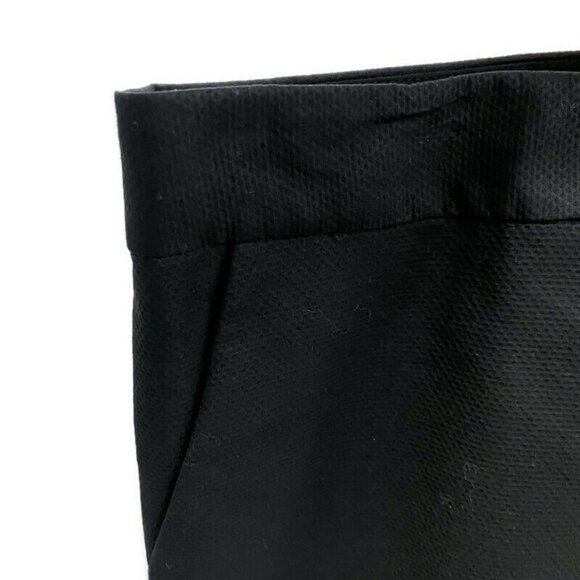 Diane Von Furstenberg black Waffled Tapered Pants - Picture 3 of 4